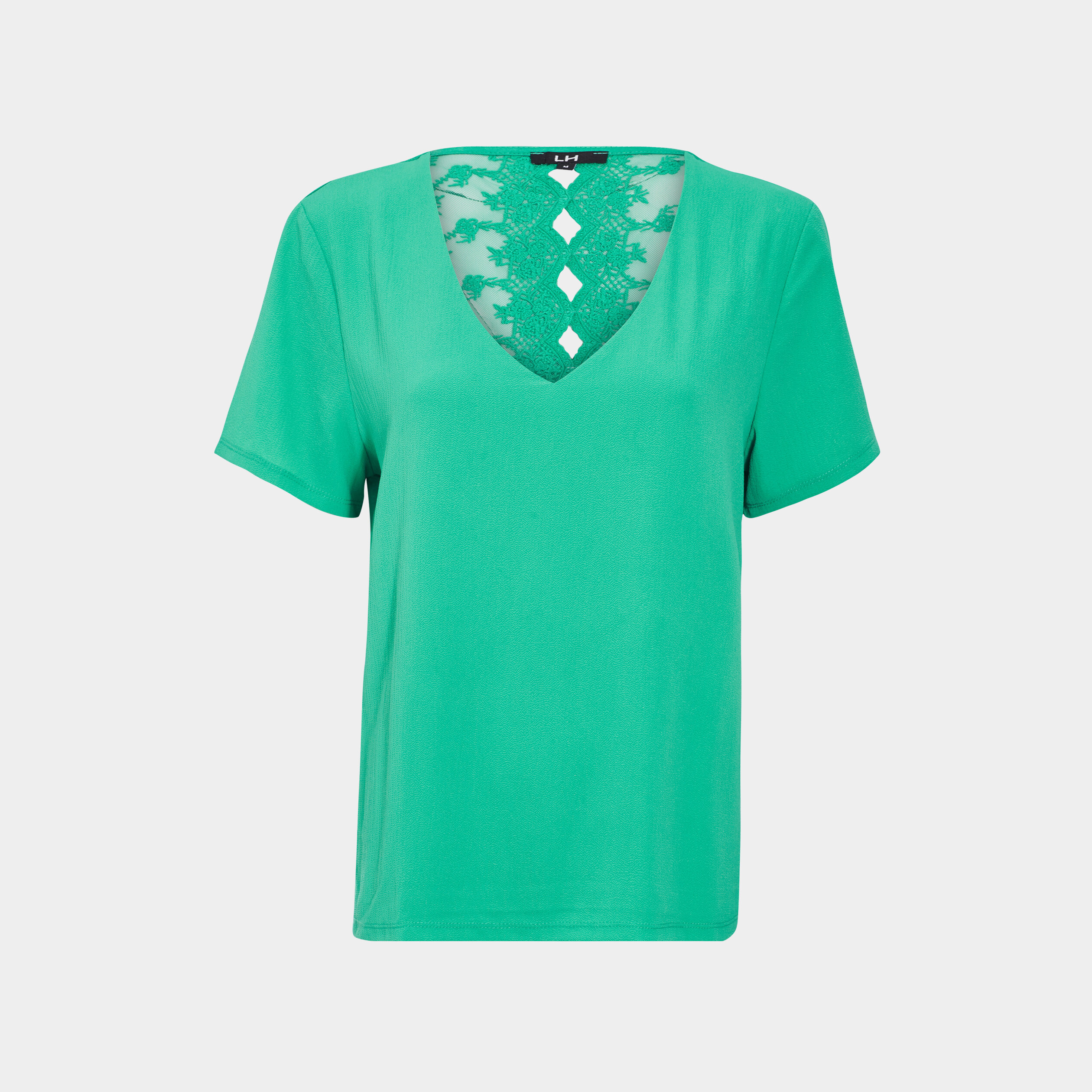 T-shirt à manches courtes vert femme | La Halle
