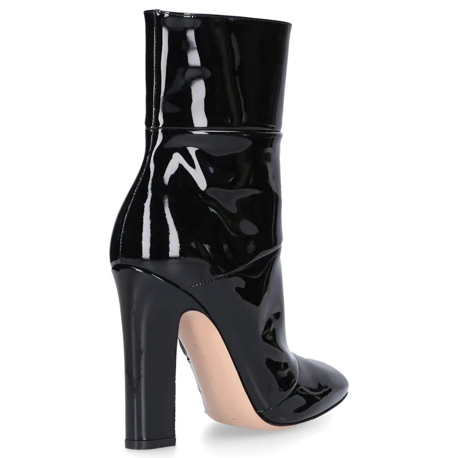 Gianvito Rossi - Stiefeletten Lackleder - schwarz