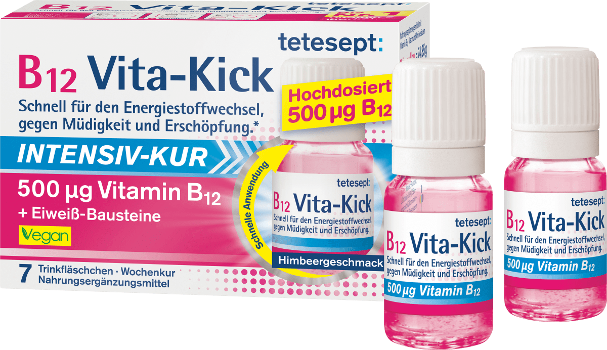 B12 Vita-Kick Intensiv-Kur 500 μg Trinkampullen, 7 St