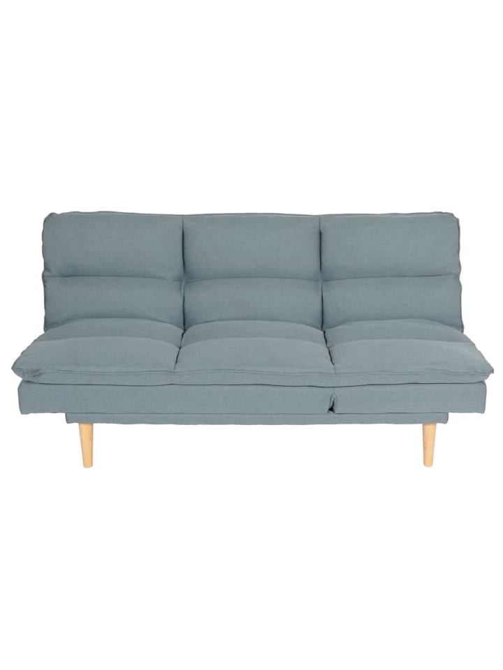 MCW Schlafsofa M79 Schlaffunktion Liegefläche 180x110cm, Stoff/Textil blau-grau günstig kaufen onesize