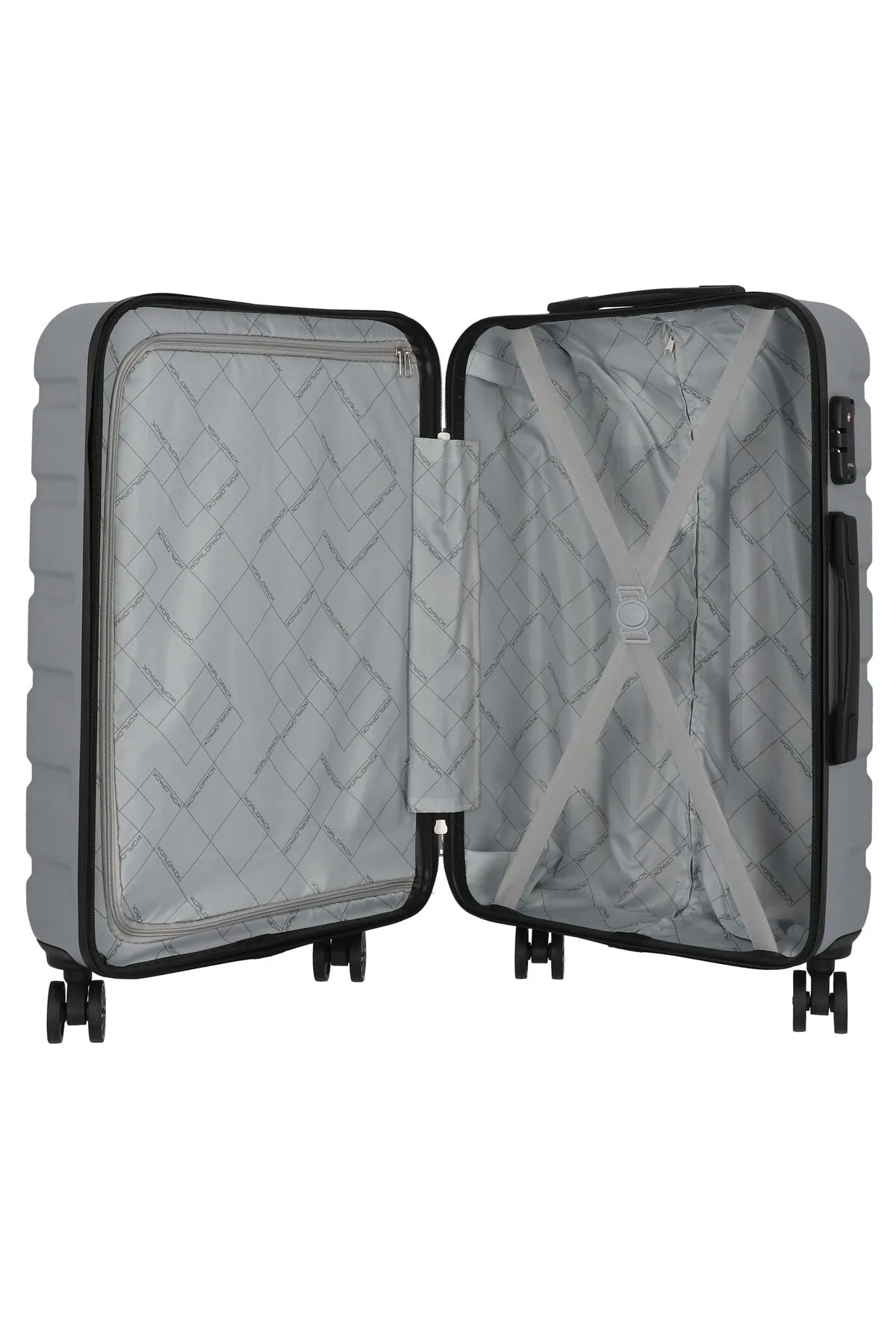 Worldpack  Koffer - Silberfarben - Unifarben