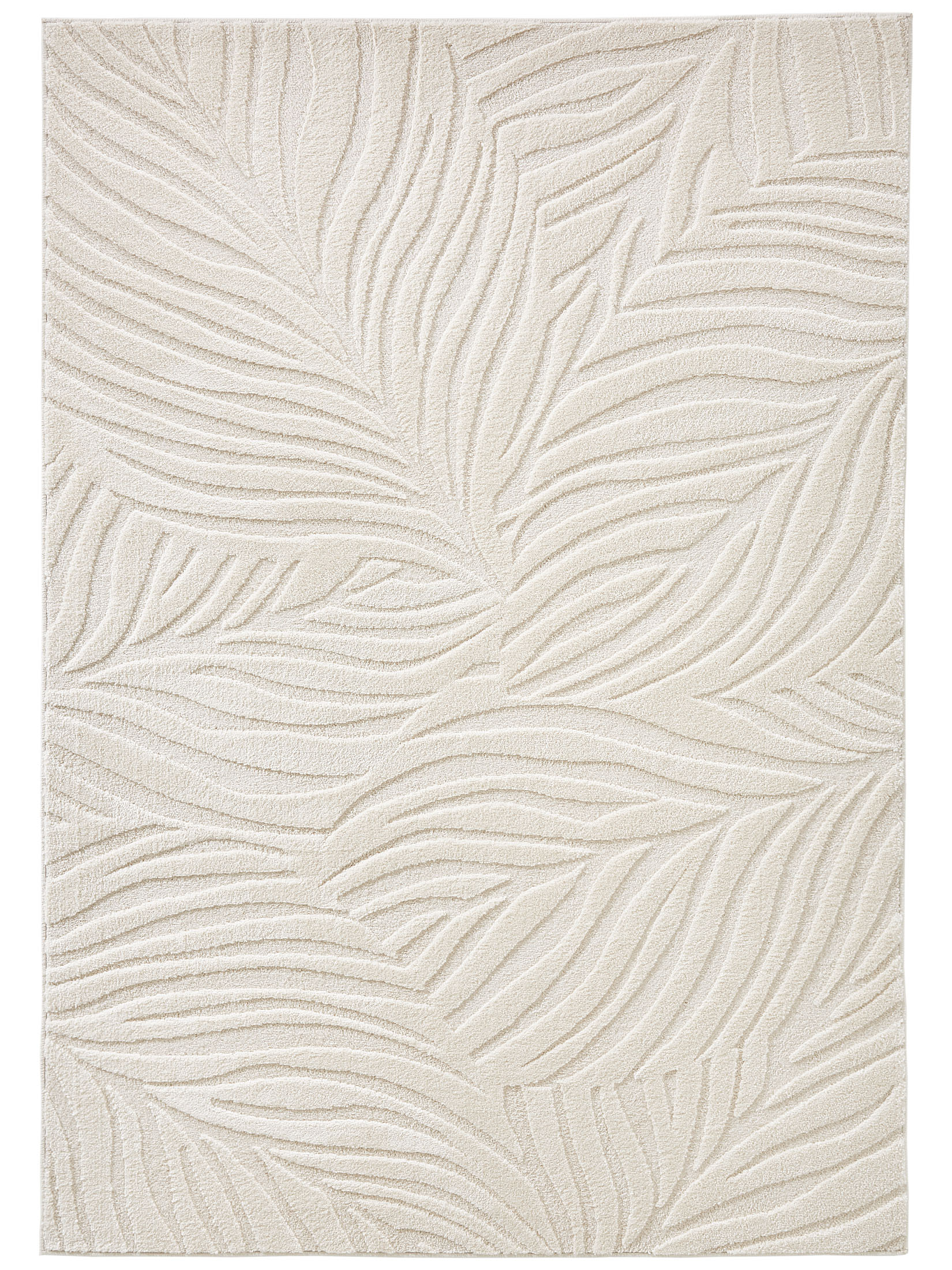 Pianta Moderner Teppich, Ivory