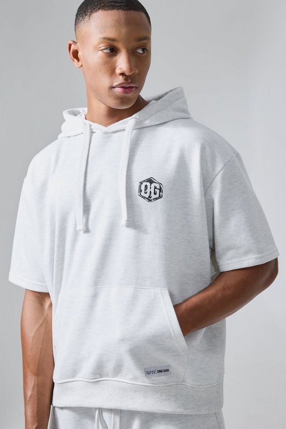 Kurzärmliger Man Active X Og Gym Hoodie