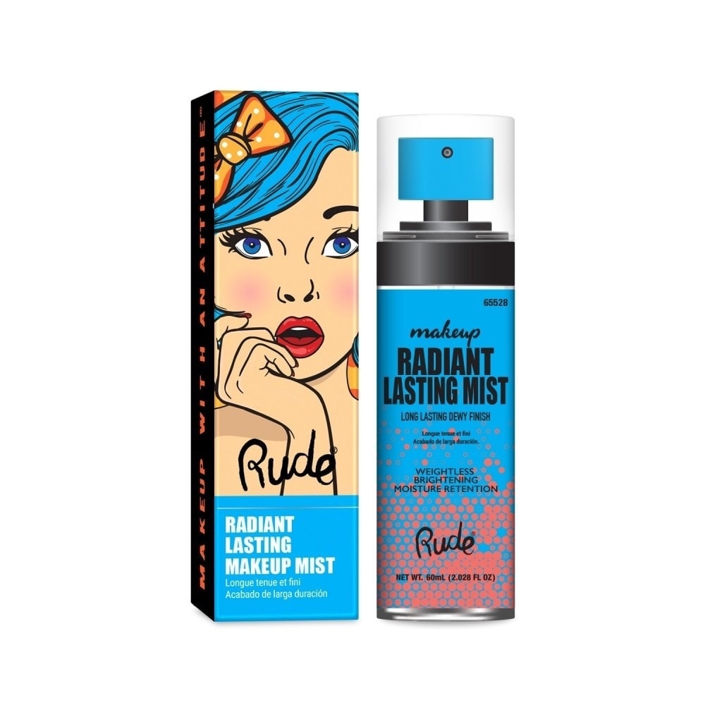 Rude Cosmetics RUDE Radiant Lasting Makeup Mist Spray fixateur