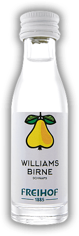 Freihof Alt Lustenau Williams-Birnen Schnaps 0,02 Liter Freihof Alt Lustenau Williams-Birnen Schnaps 0,02 Liter  0,02	 Liter - Vol 38%