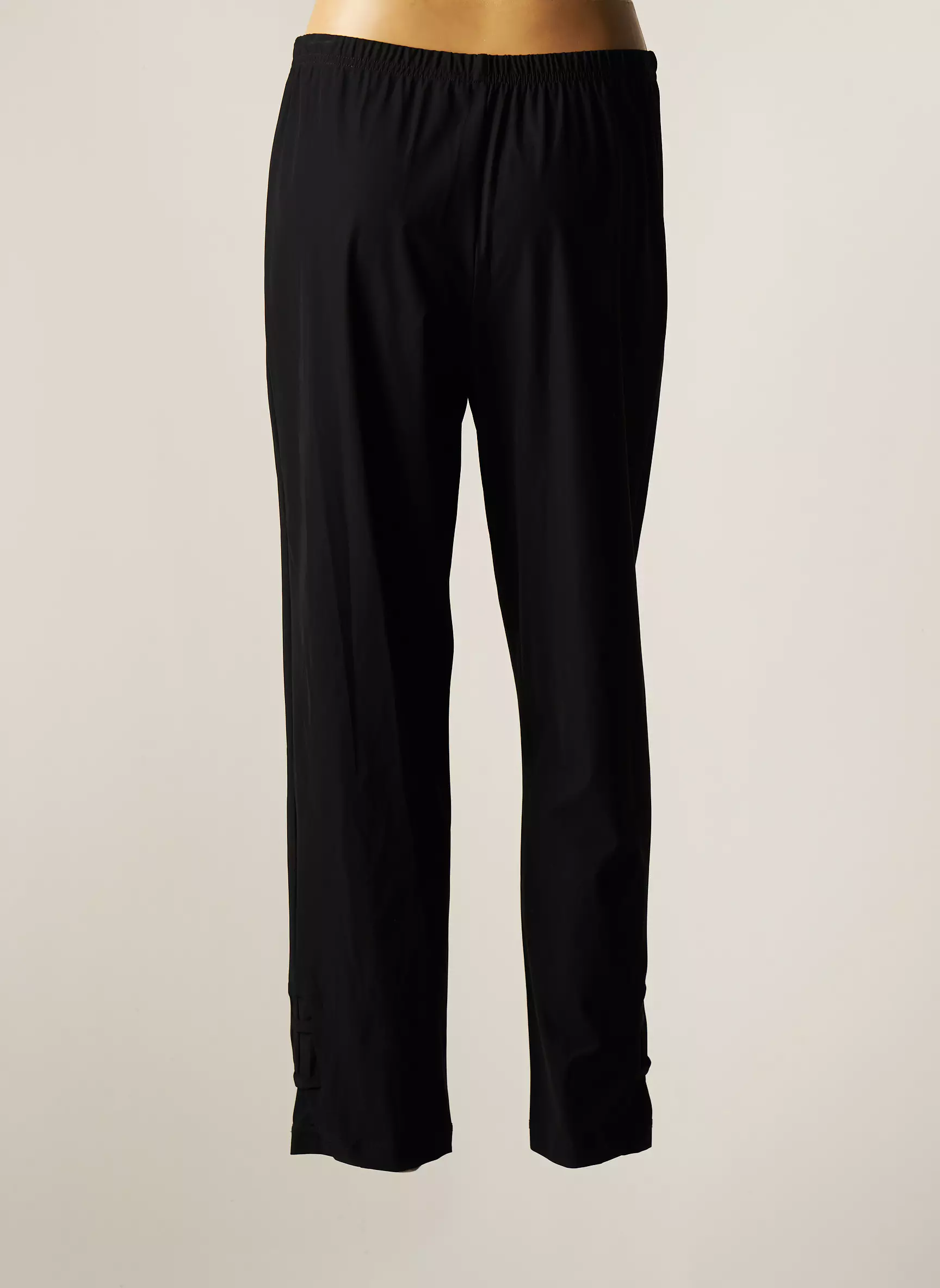 Franck Anna Pantalons Droits Femme couleur noir