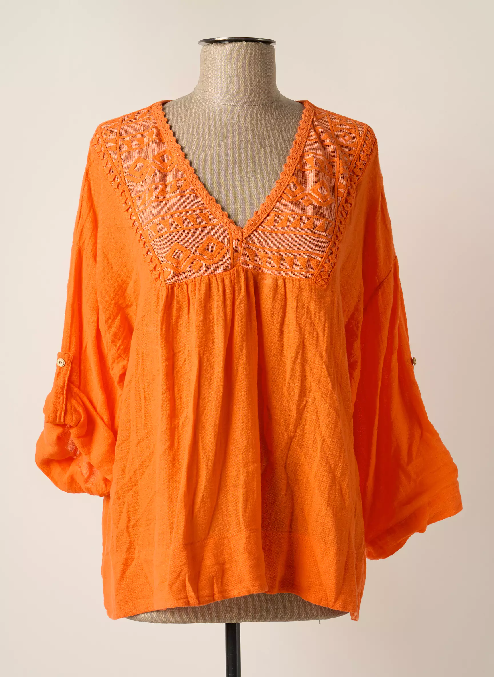 Gioya   Co Blouses Femme couleur orange