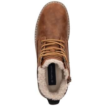 Tom Tailor Schnür Boots in braun