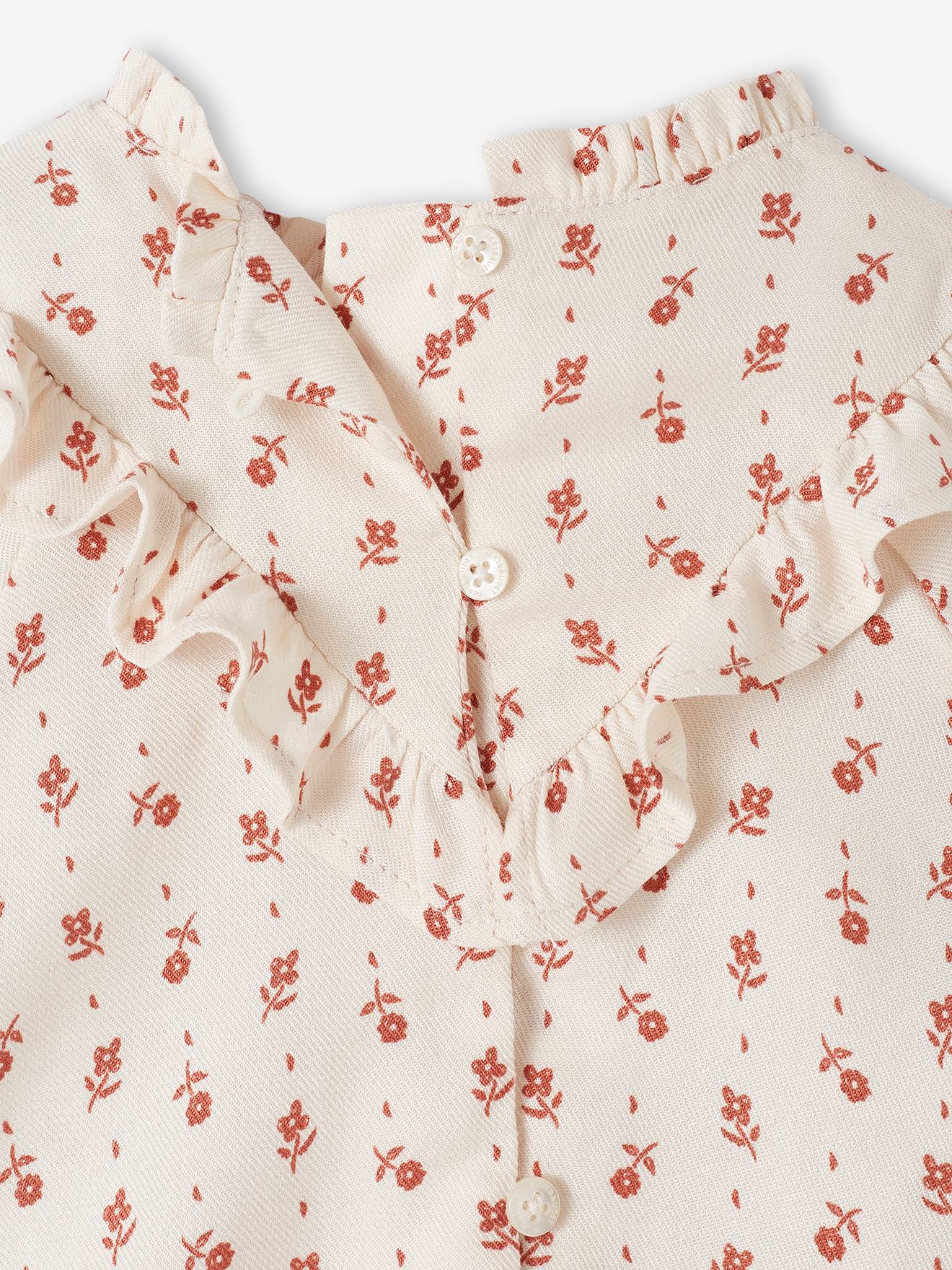 Vertbaudet Mädchen Baby Bluse - wollweiß