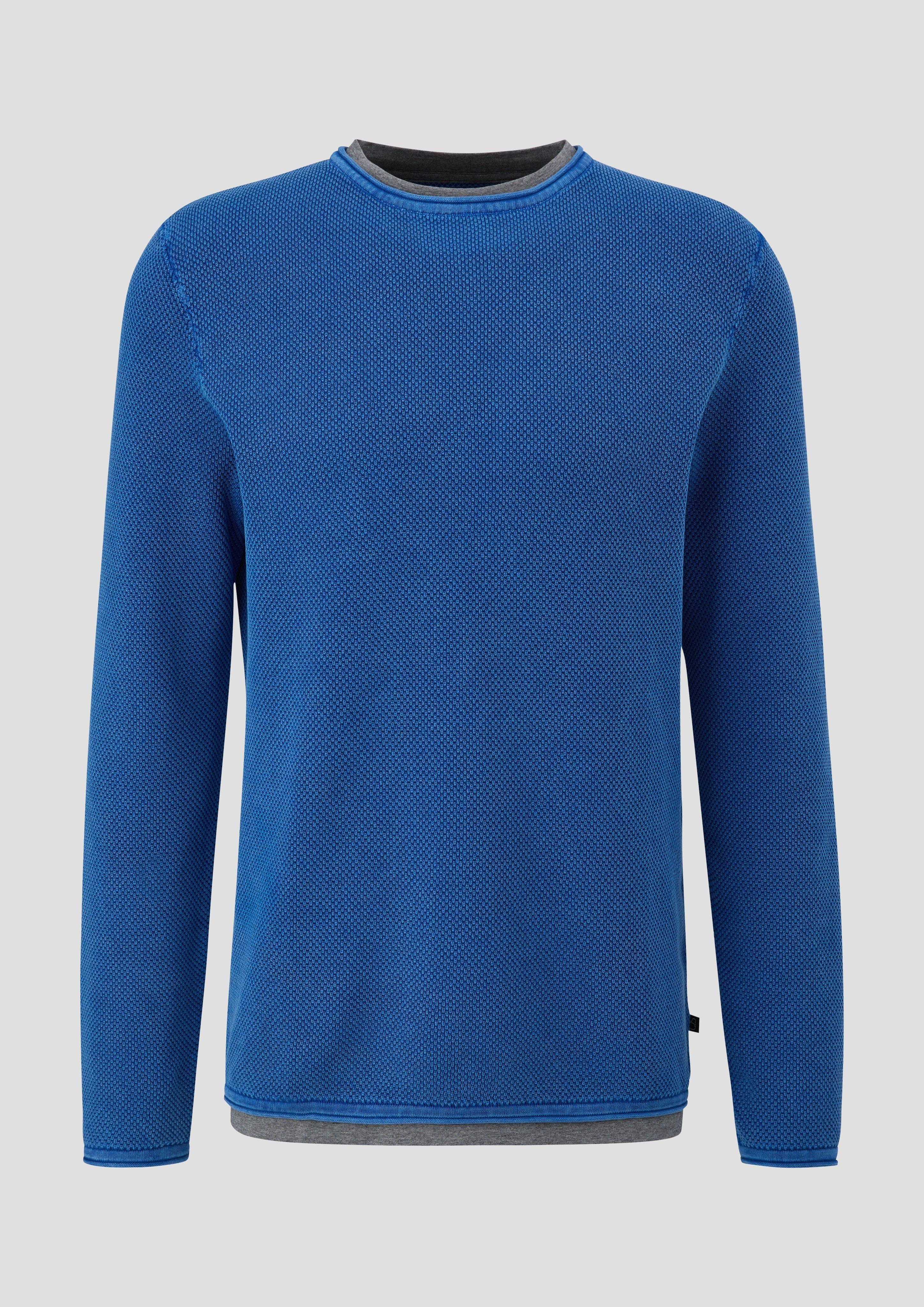 Strickpullover aus reiner Baumwolle  2151768-5539