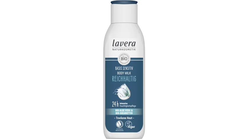 lavera BASIS SENSITIV Body Milk Reichhaltig 250 ml