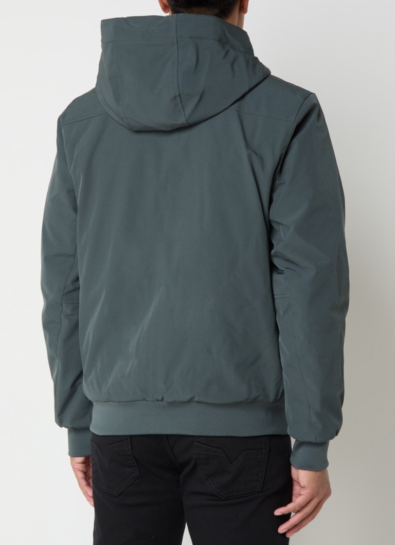 Giacca da aviatore softshell trapuntata Airforce con tasche con cerniera