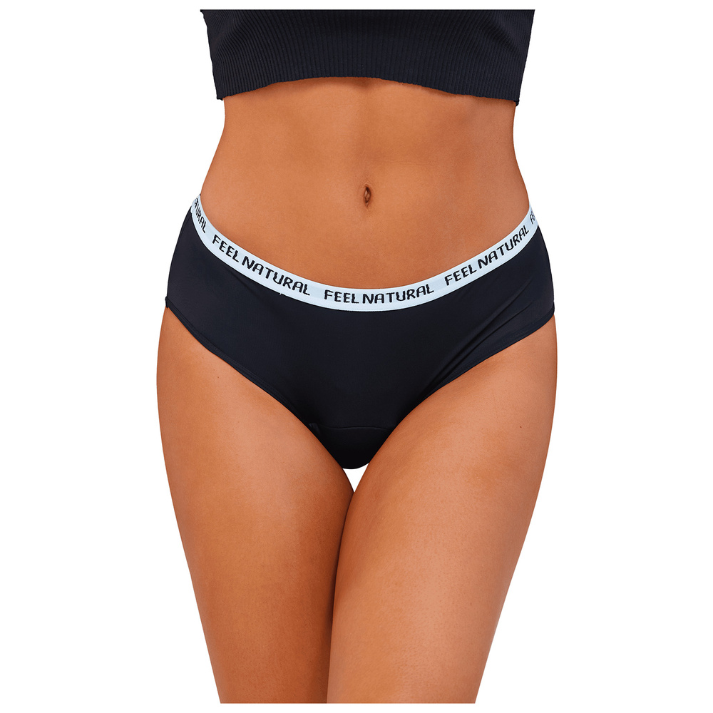 feel natural Culotte menstruelle Mes Premières Règles   Coloris Noir -Taille XS (12/14ans) CULOTTE MENSTRUELLE ADO