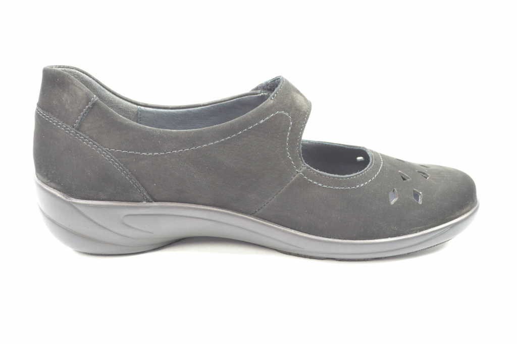 SEMLER Komfort Slipper schwarz
