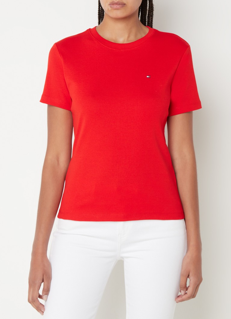 Tricou Tommy Hilfiger Cody cu logo brodat