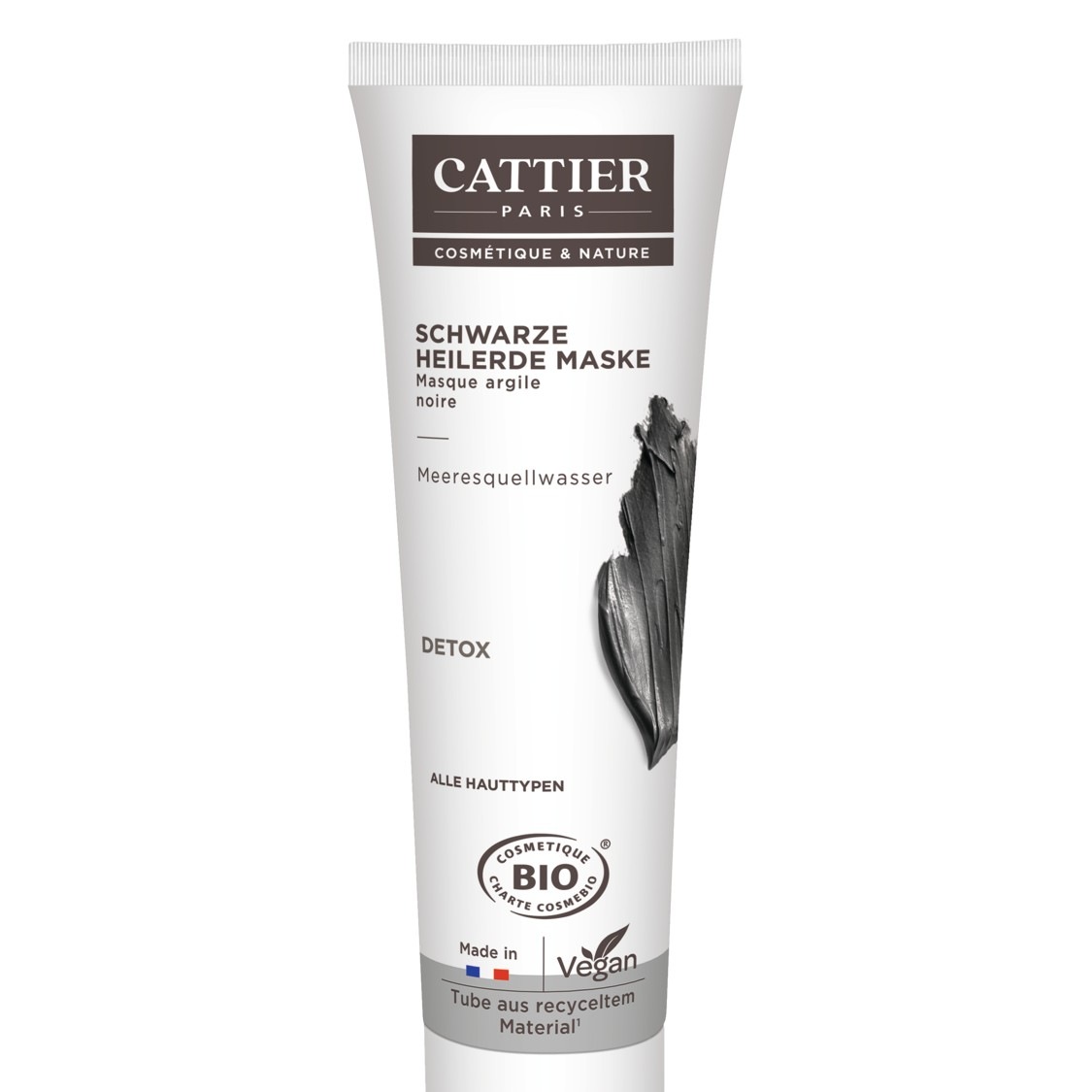 Schwarze Heilerde Maske