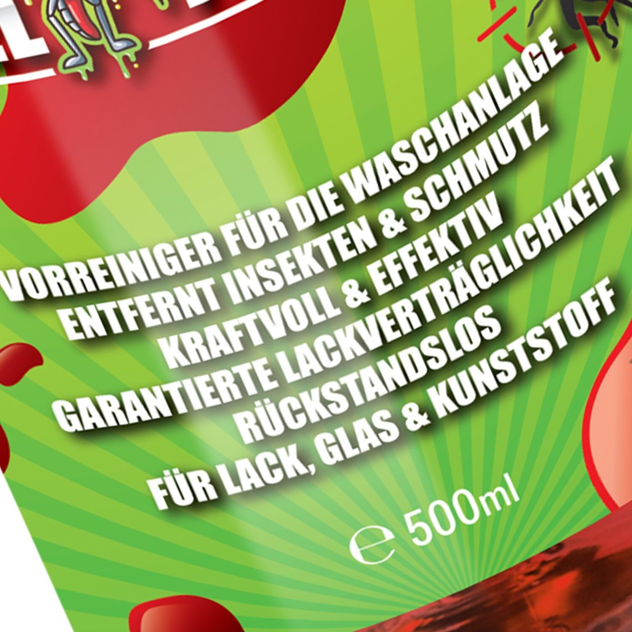 ShinyChiefs INSEKTENLÖSER - Auto Insektenentferner mit Gel-Formel für Extreme Lösekraft 500ml