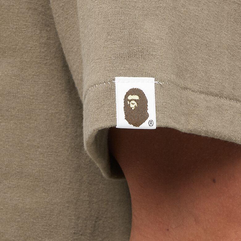 A Bathing Ape Liquid Camo Sta Logo Tee brown