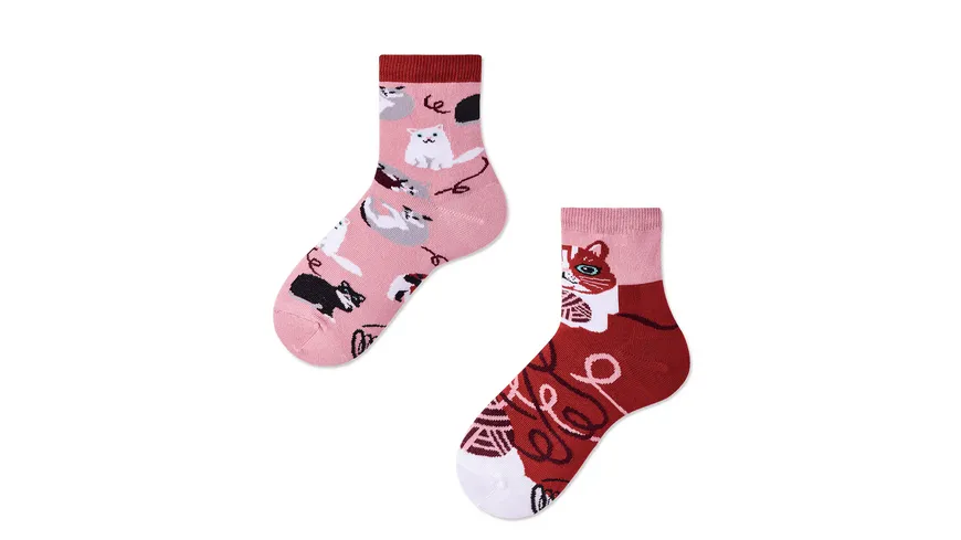 MANY MORNINGS Kinder Socken Playful Cat Playful Cat