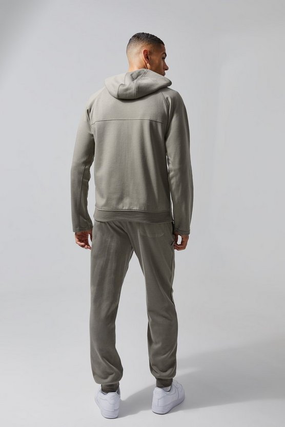Man Active Hoodie mit Reißverschluss