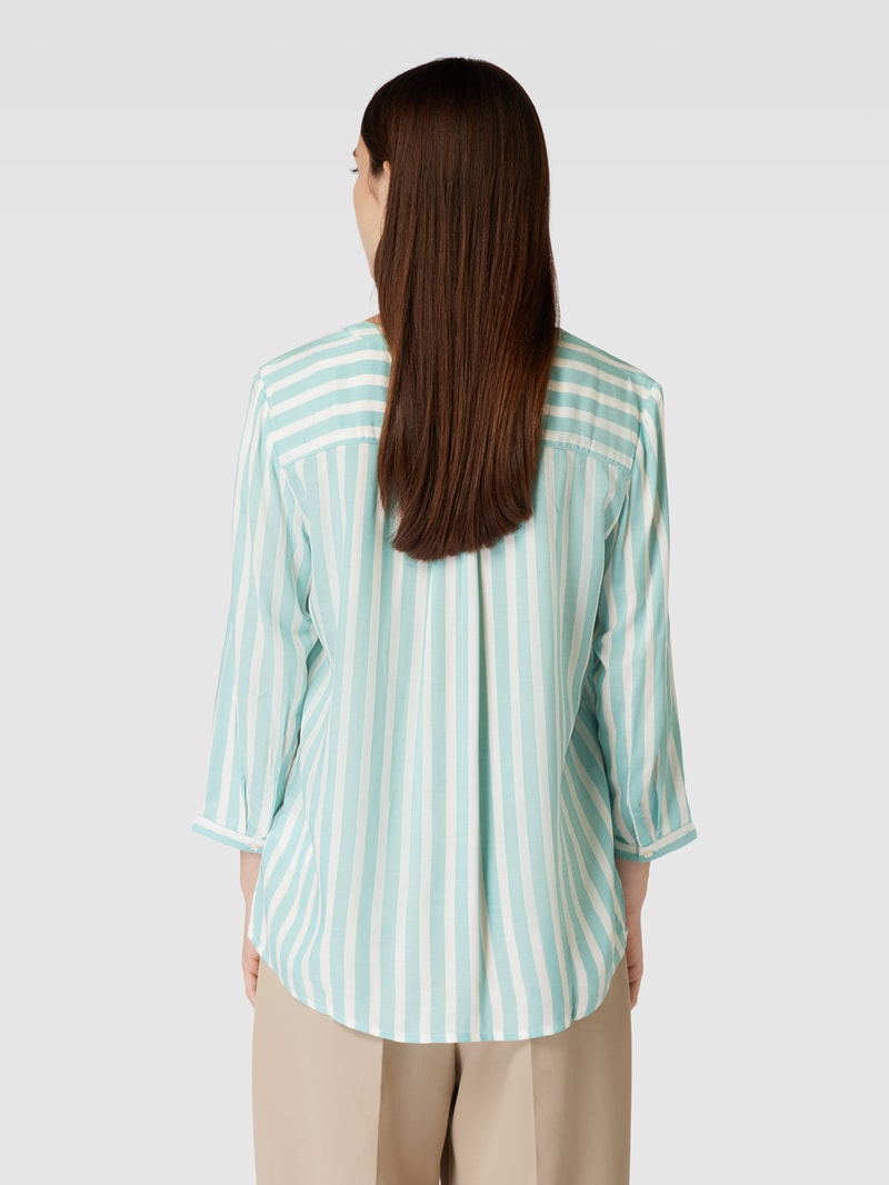 Bluse mit Streifenmuster in mint