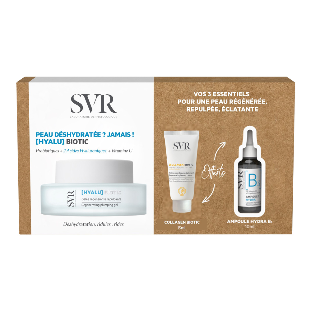 laboratoires svr Coffret [Hyalu]Biotic + Collagen + Ampoule B Soin Visage Hydratant