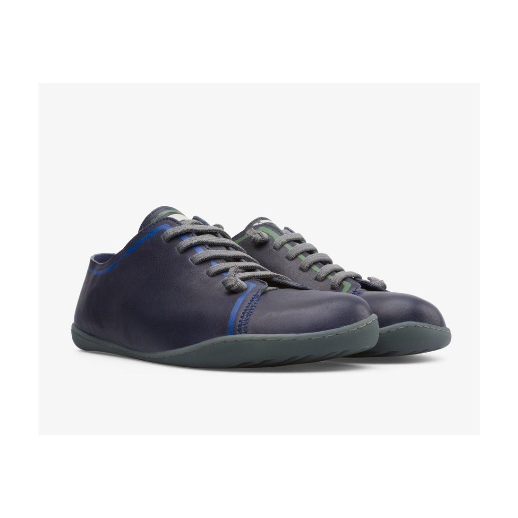 Camper Peu Twins Blau (K100715-002) Barfuß-Halbschuhe