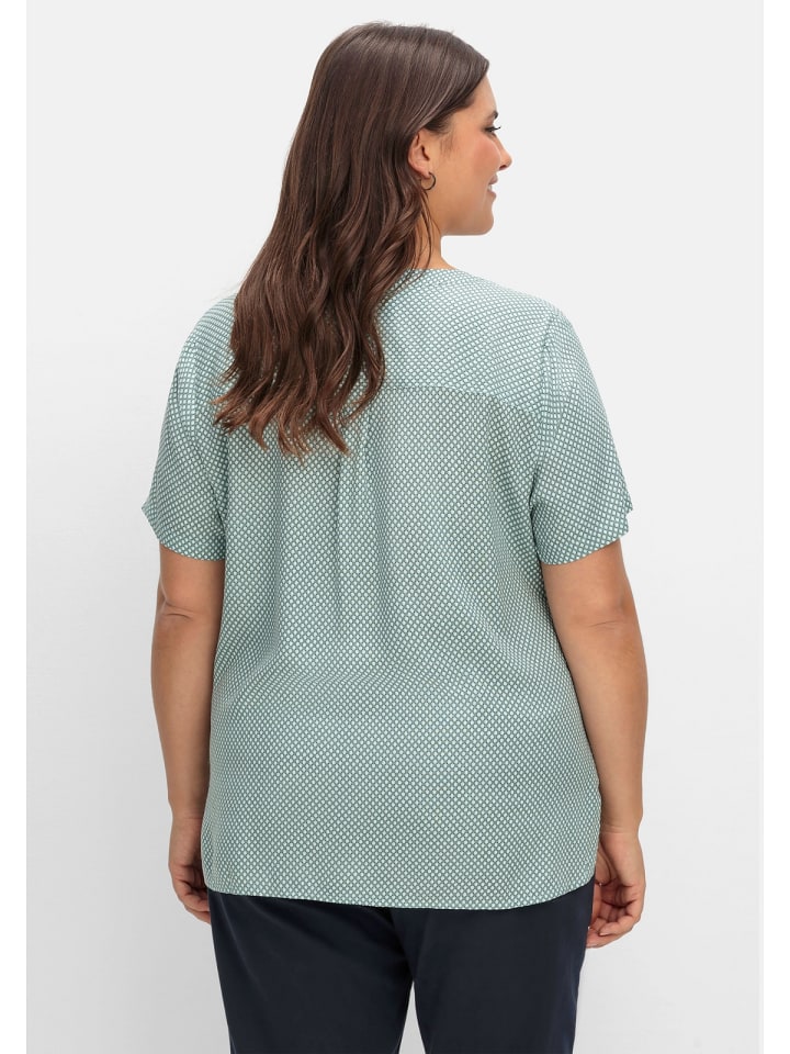 sheego Tunika in mint gemustert günstig kaufen