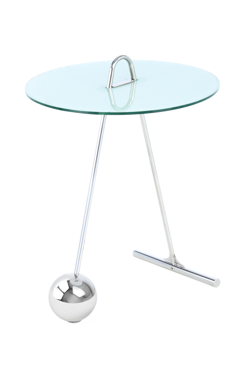 Kayoom Beistelltisch Pendulum 525 Silber / Weiß