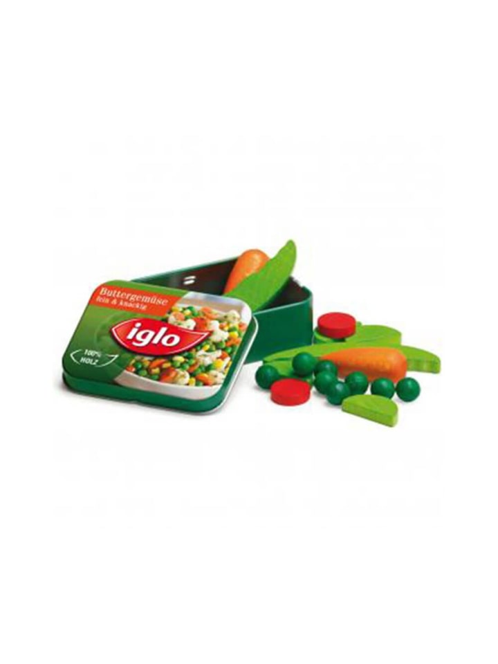 Erzi Gemüse von Iglo in der Dose für Kaufladenzubehör in grün günstig kaufen onesize