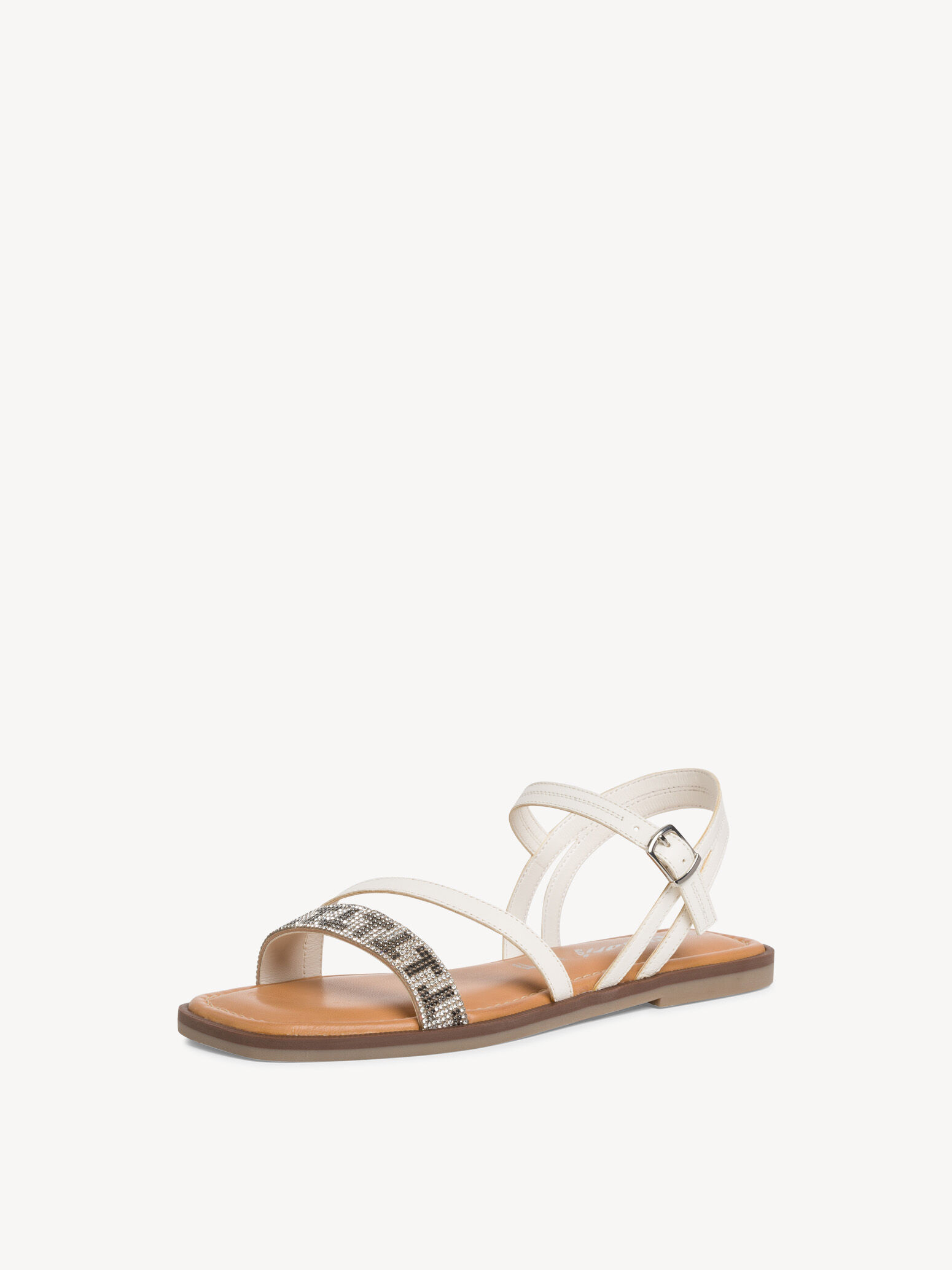 Sandale en cuir - blanc