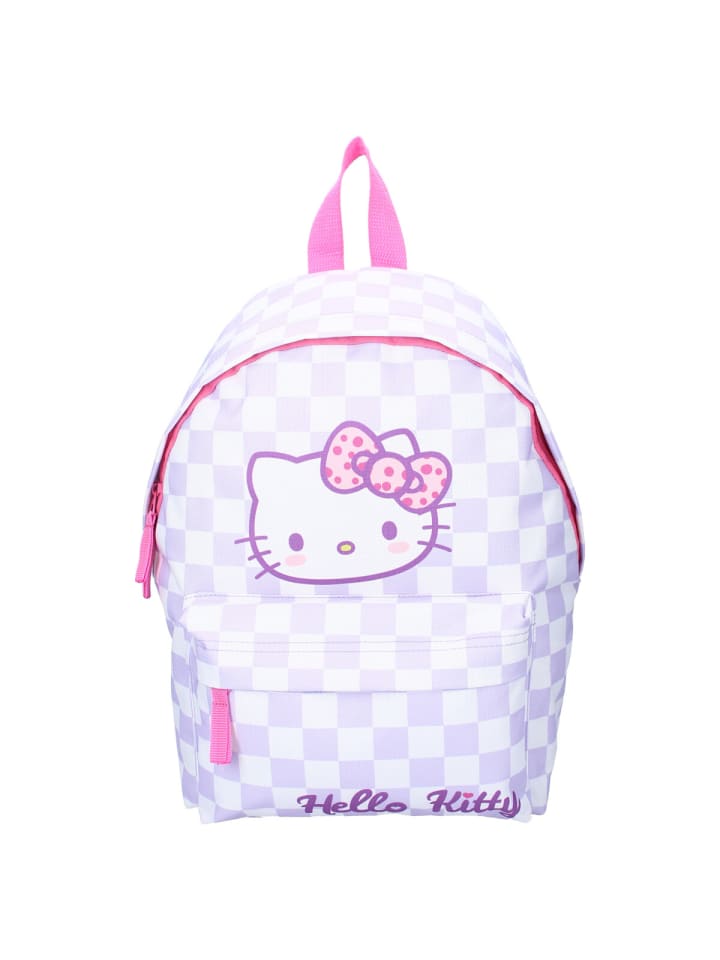 COFI 1453 Hello Kitty Rucksack „Bag It Up!“ Kinder RucksackKaromuster in Rosa günstig kaufen 37 cm