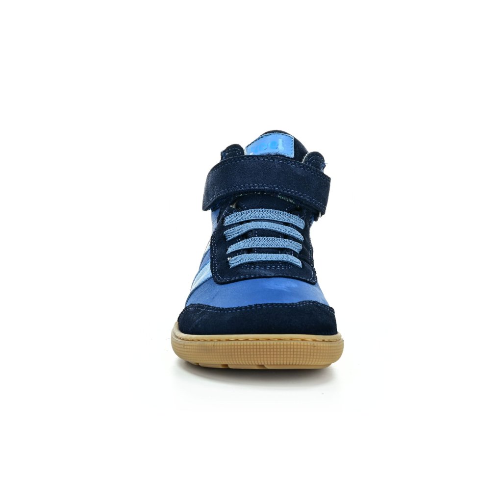 Koel4kids Devo Tex Print Merin Blue Winterbarfußschuhe
