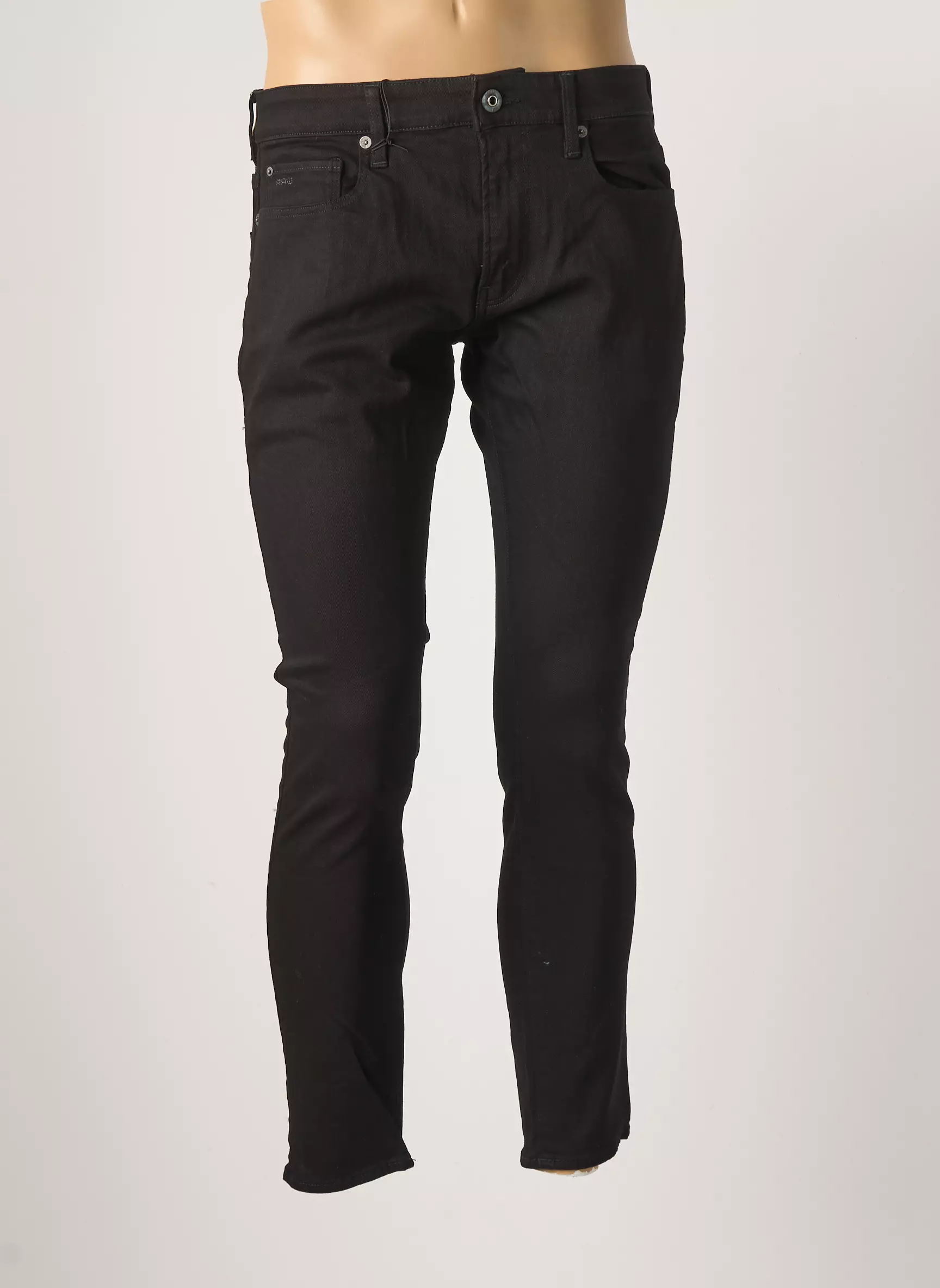 Raw 7 Pantalons Slim Homme couleur noir