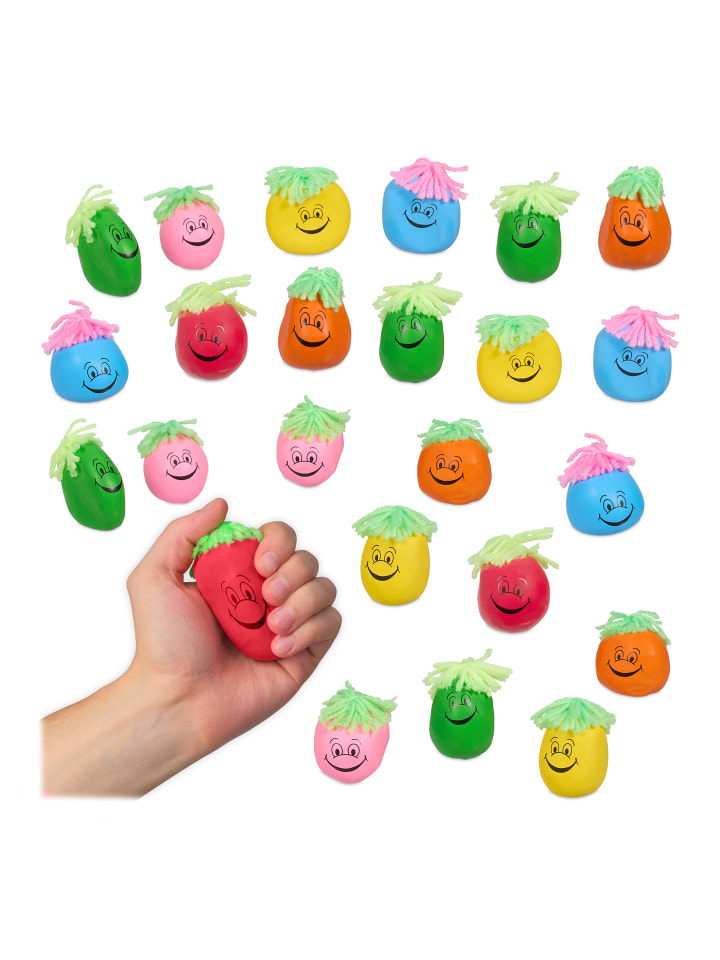 relaxdays 24 x Stressball in Bunt günstig kaufen onesize