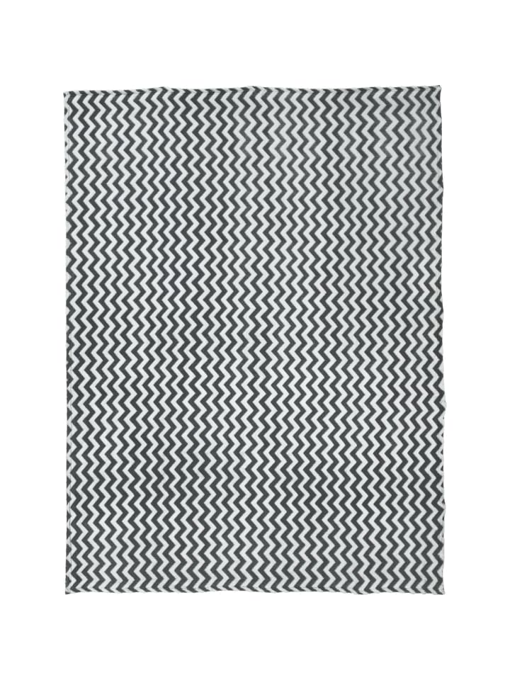 Erwin Müller Fleece, Microfaser Wohndecke Prato in grau/silber günstig kaufen 150 x 200 cm