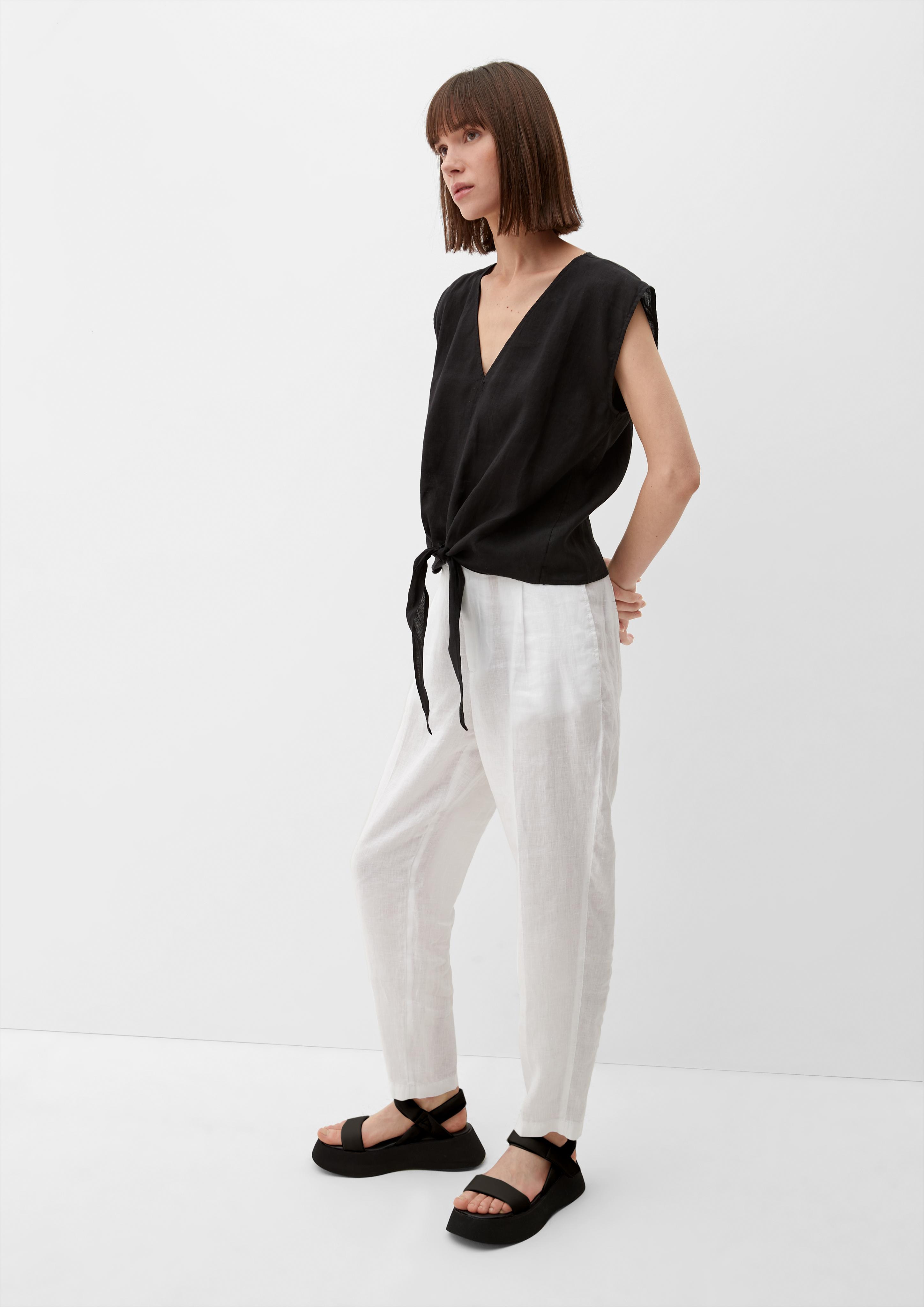 Bluse mit Knoten-Detail  2131873-9999