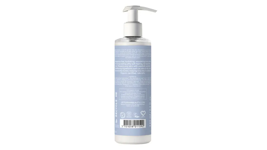 URTEKRAM Body Lotion Sensitive Skin & Fragrance Free 245 ml