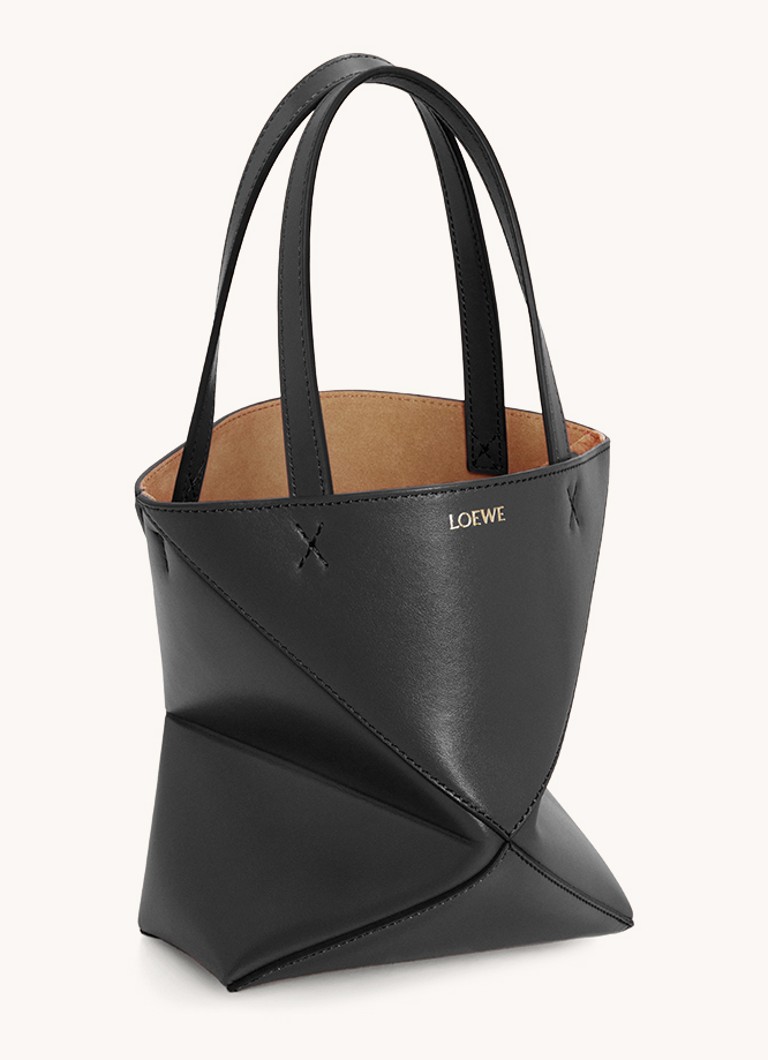 LOEWE  Puzzle Fold mini shopper van kalfsleer