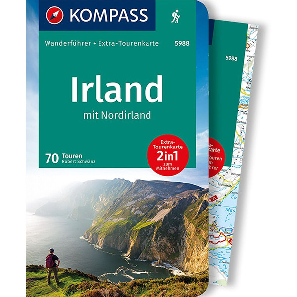 KOMPASS WANDERFÜHRER IRLAND MIT NORDIRLAND