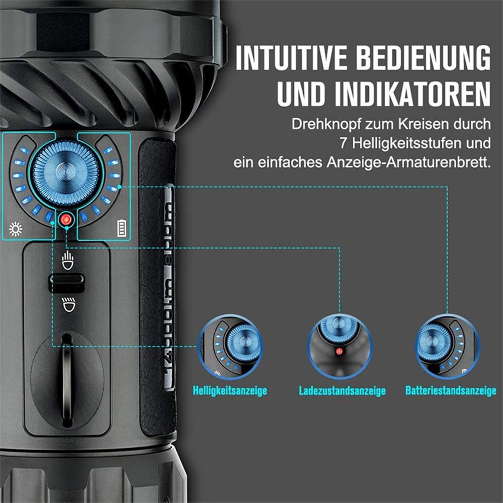 OLIGHT Taschenlampe Olight Marauder 2 Leistungsstarke Taschenlampe