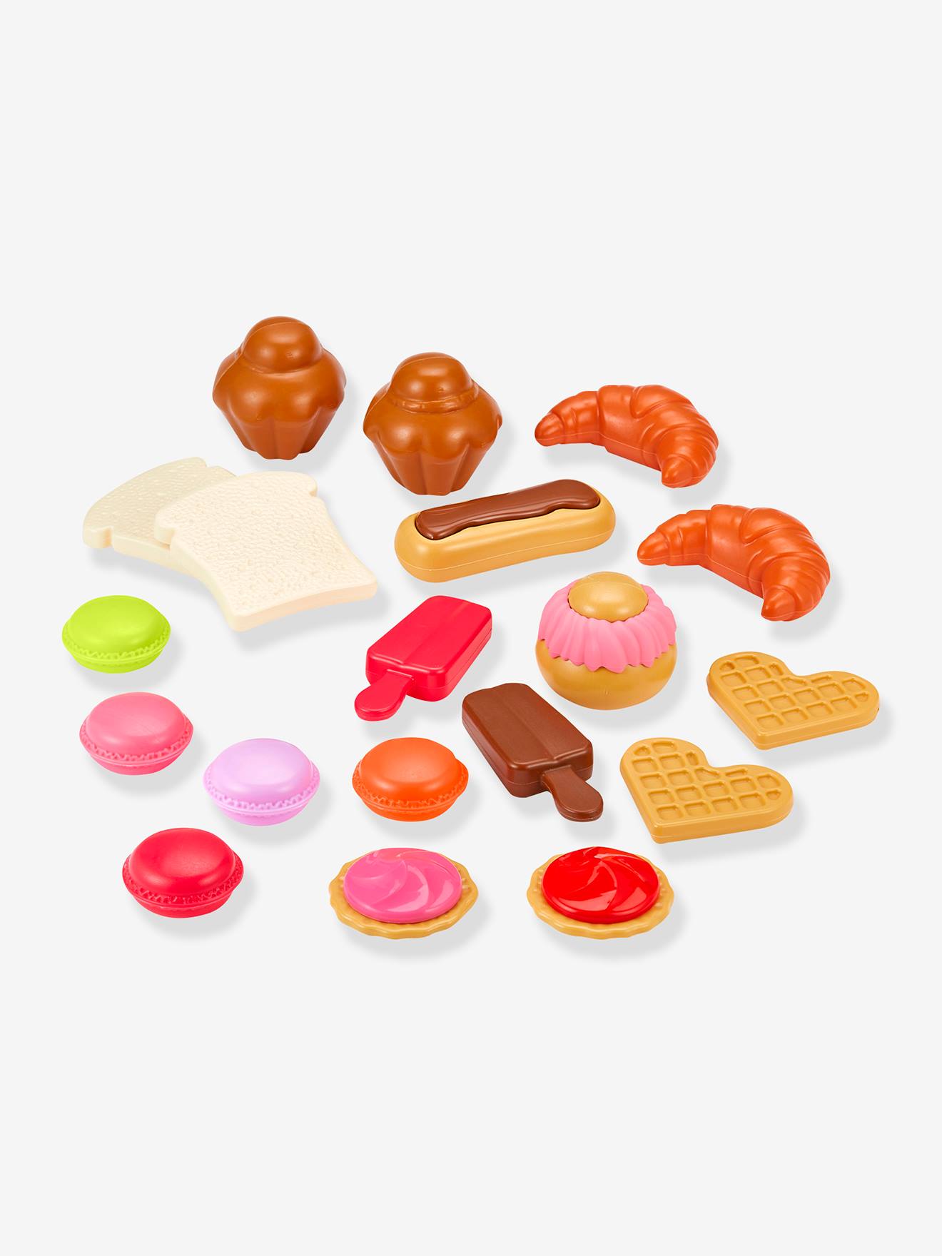 Ecoiffier Kinder Lebensmittel-Set ECOIFFIER, 75 Teile - rot
