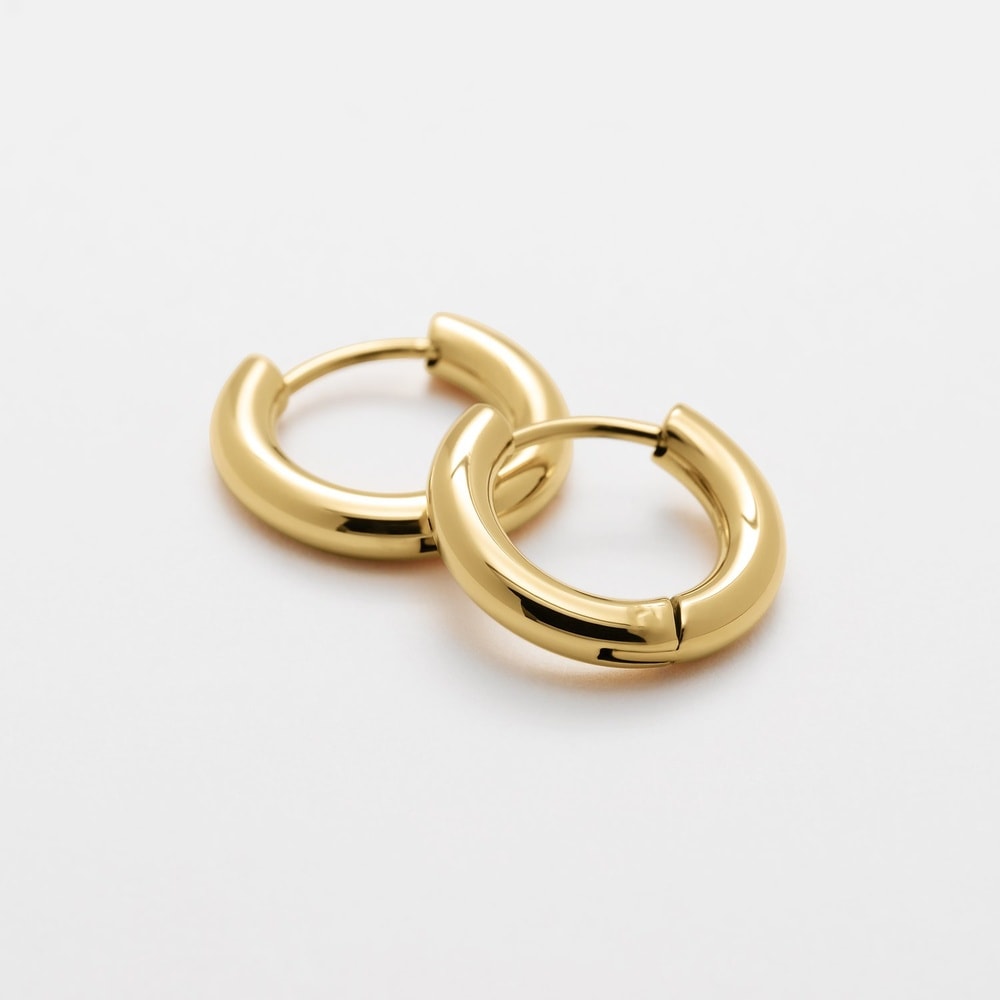 Esprit Créoles Acier inoxydable Boucles d'oreilles
