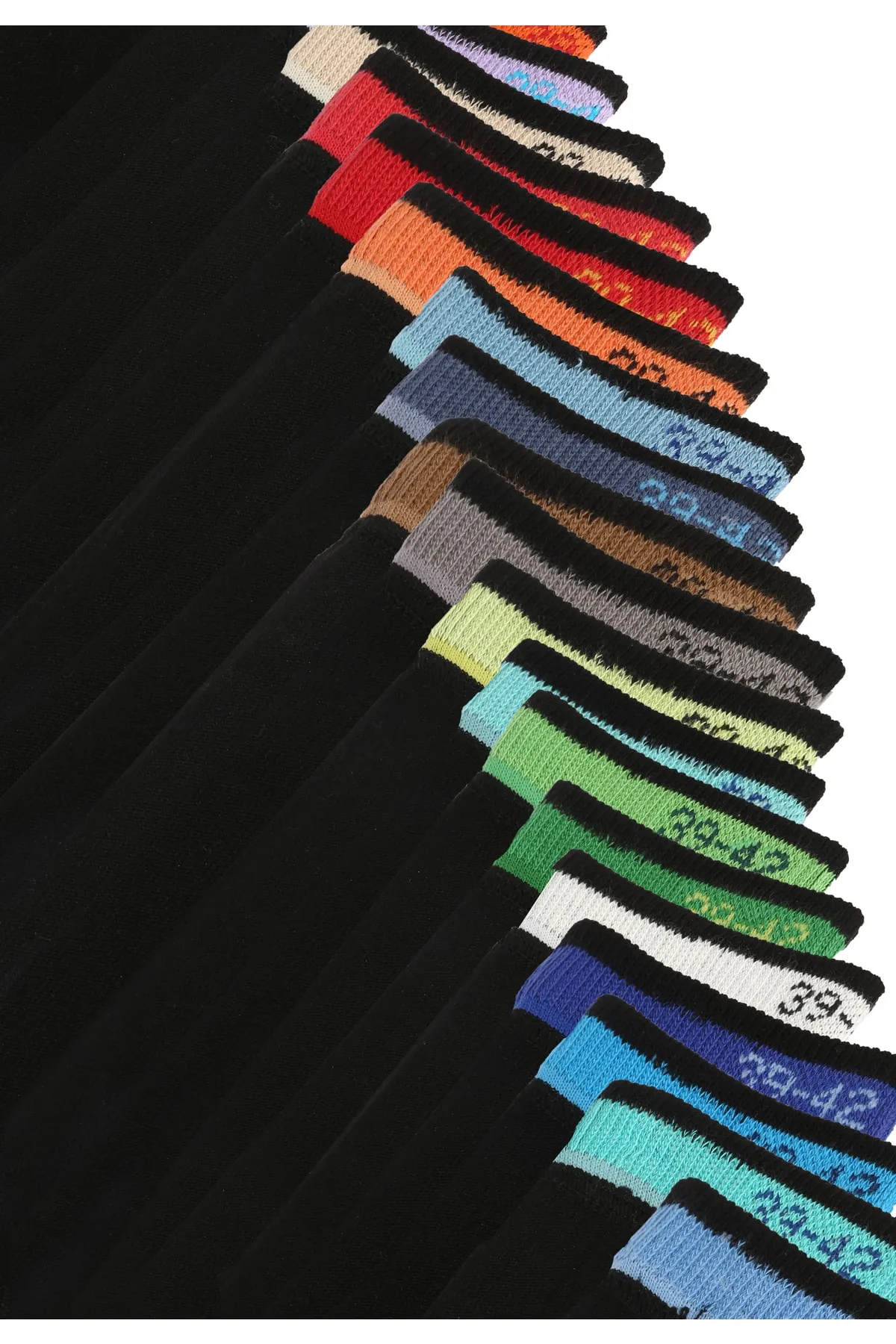 HIS  Socken - Schwarz - Unifarben