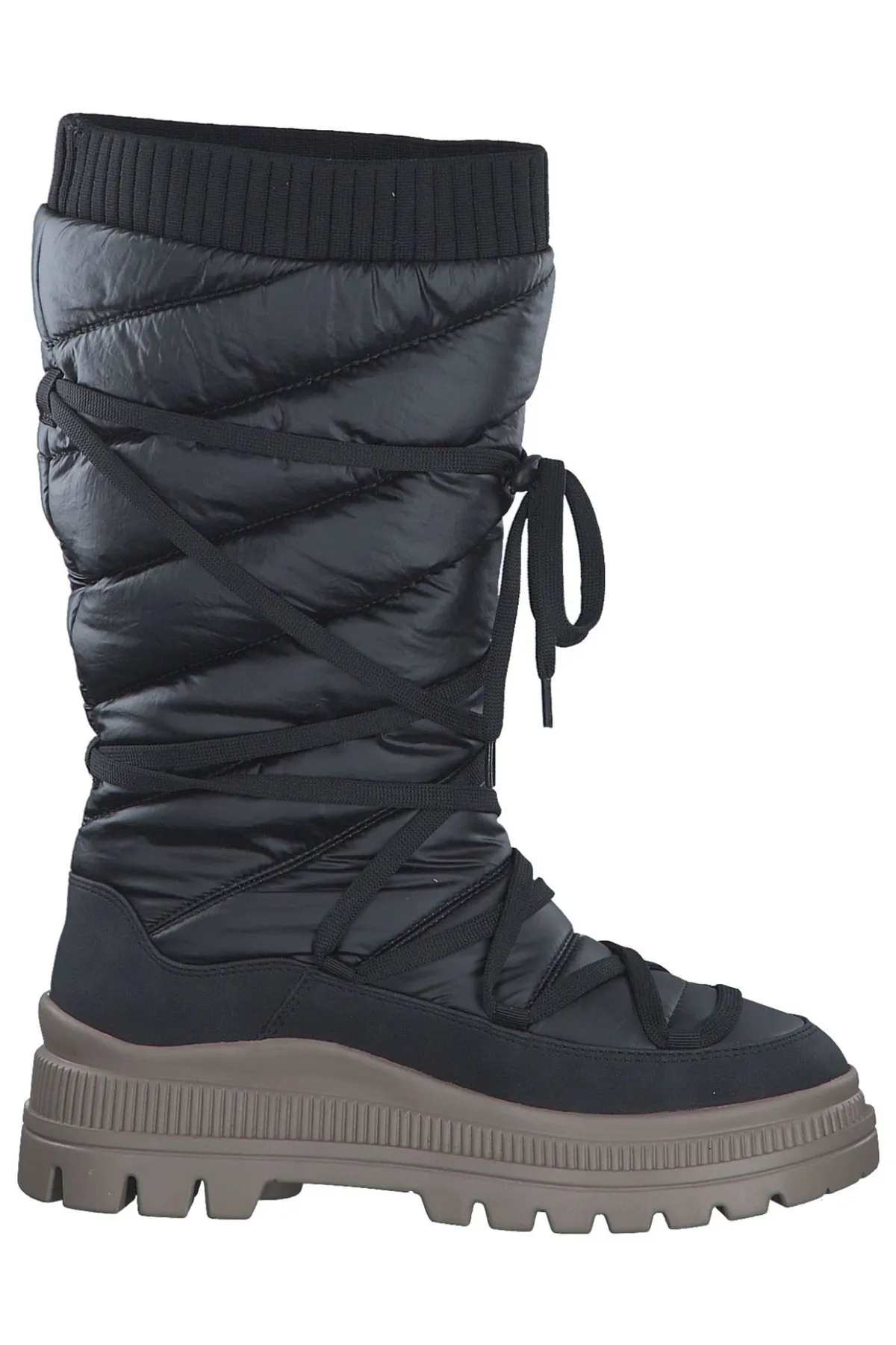 s.Oliver  Schneestiefel - Schwarz - Flacher Absatz