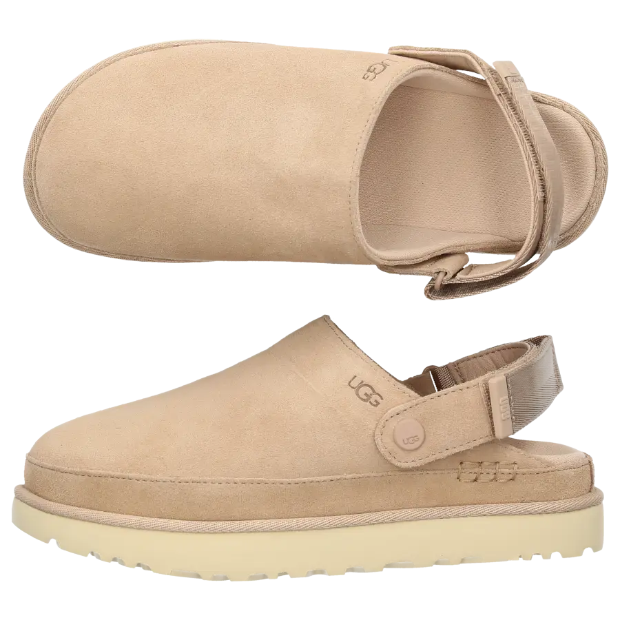 UGG - Clogs GOLDENSTAR Veloursleder - beige