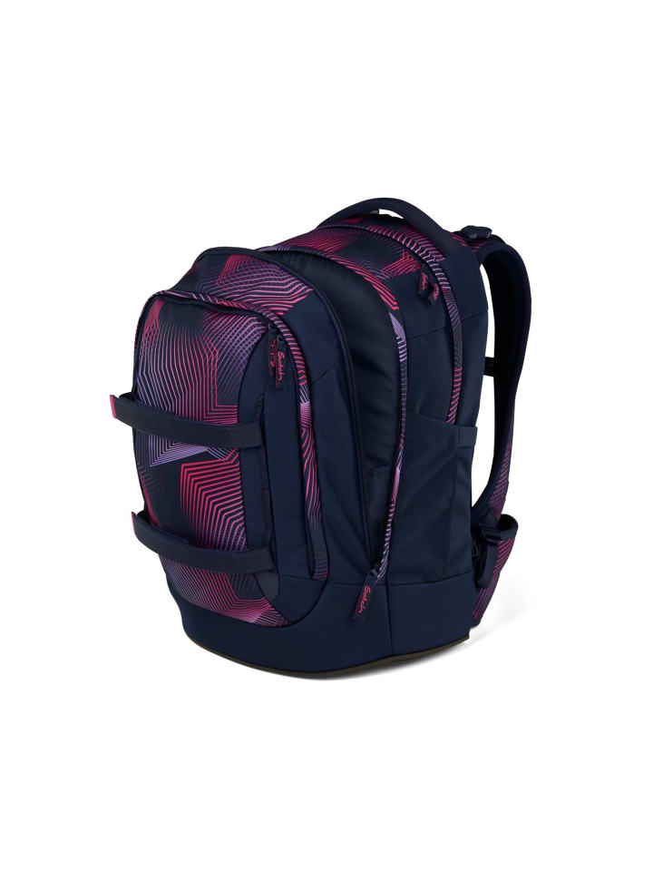 Satch Satch pack Schulrucksack Seismic Pink dunkelblau günstig kaufen onesize