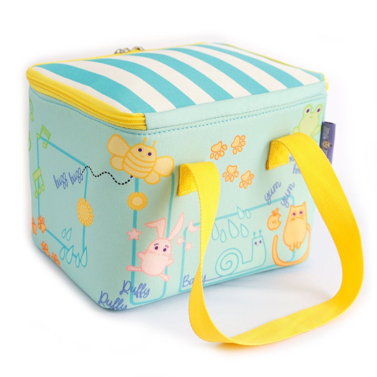 MILK&MOO Kühltasche Milk&Moo Lunchbox, Lunchtasche, Brotdose, Kühltasche, Türkis