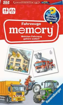 Wieso? Weshalb? Warum? Fahrzeuge memory® - Reisespiel ab 4 Jahren