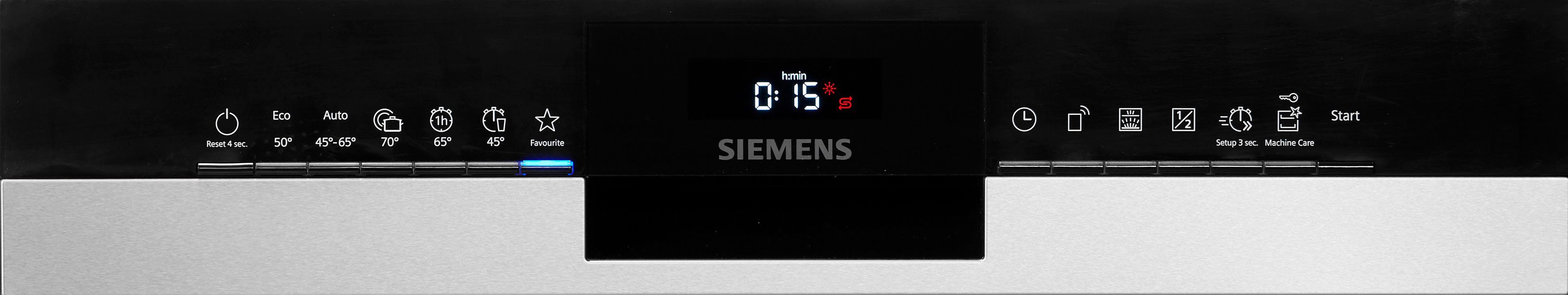 SIEMENS Unterbaugeschirrspüler iQ300, SN43ES15BE, 13 Maßgedecke